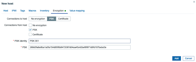 Configure host encryption